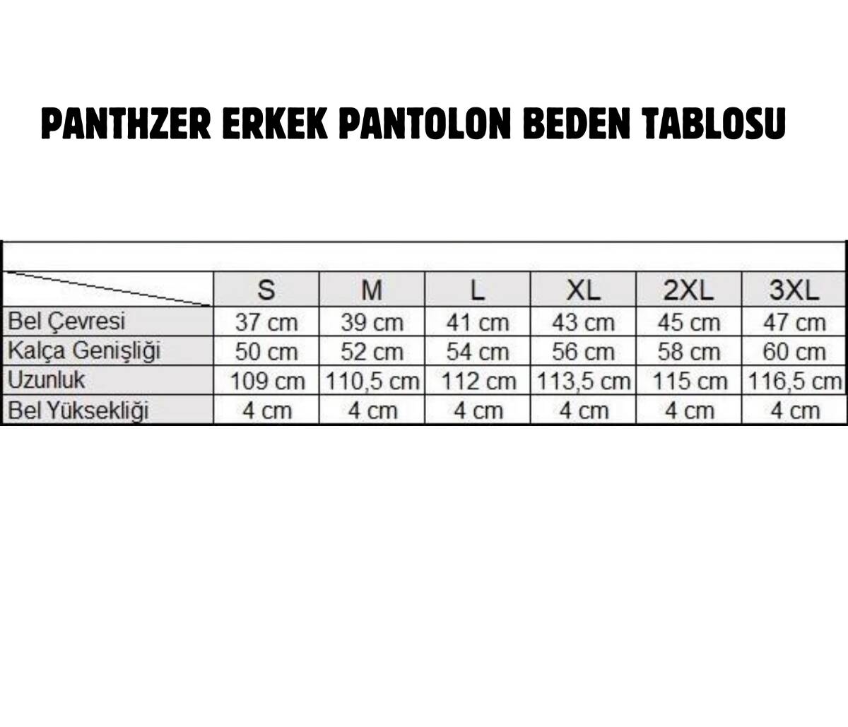 Panthzer Rocky Erkek Pantolon Siyah - 3