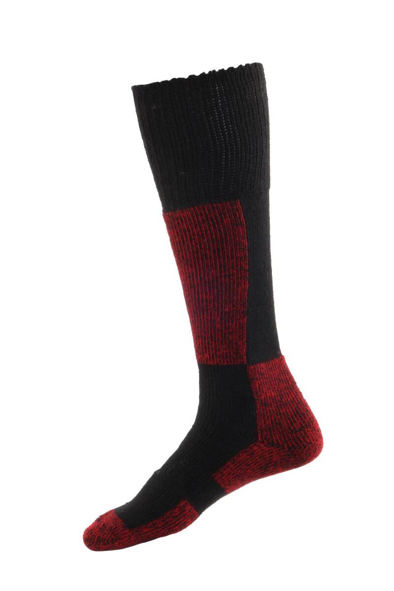 Panthzer Ski Socks Siyah/Kırmızı - 1