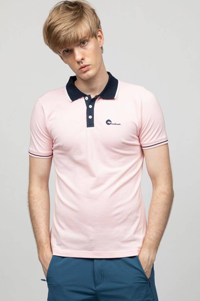 Panthzer Tandil Erkek Polo Tişört Pembe - 3