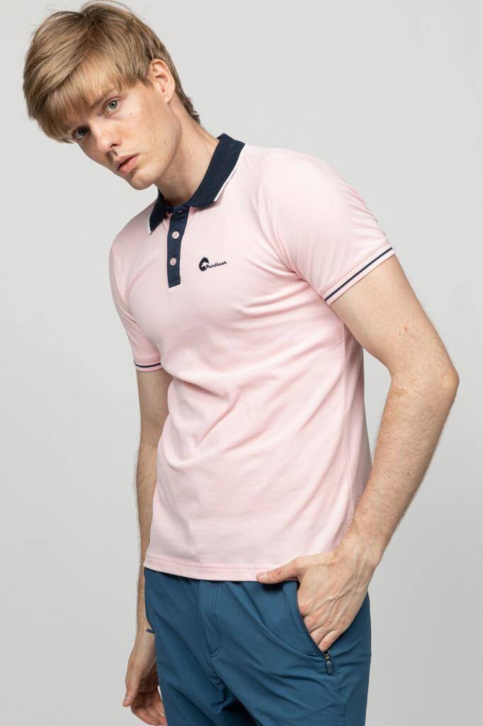 Panthzer Tandil Erkek Polo Tişört Pembe - 5