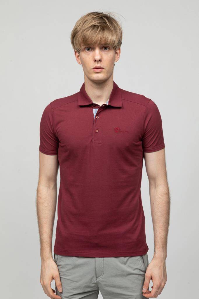 Panthzer Toluca Erkek Polo Tişört Bordo - 1