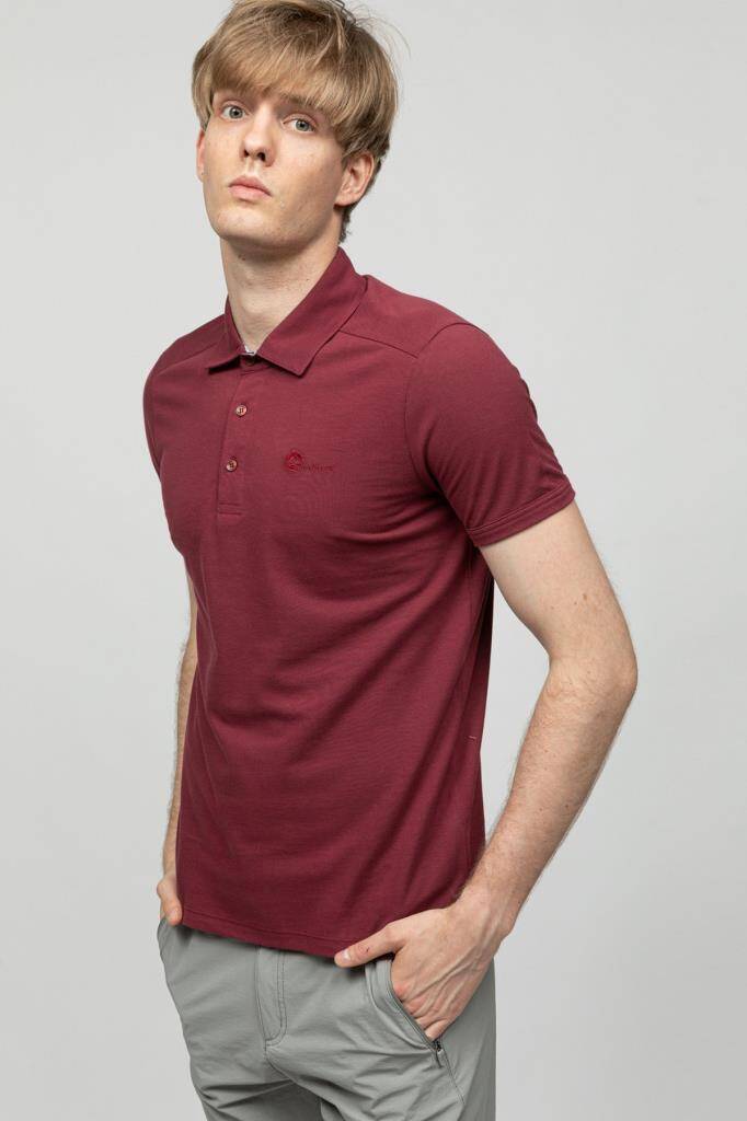 Panthzer Toluca Erkek Polo Tişört Bordo - 4