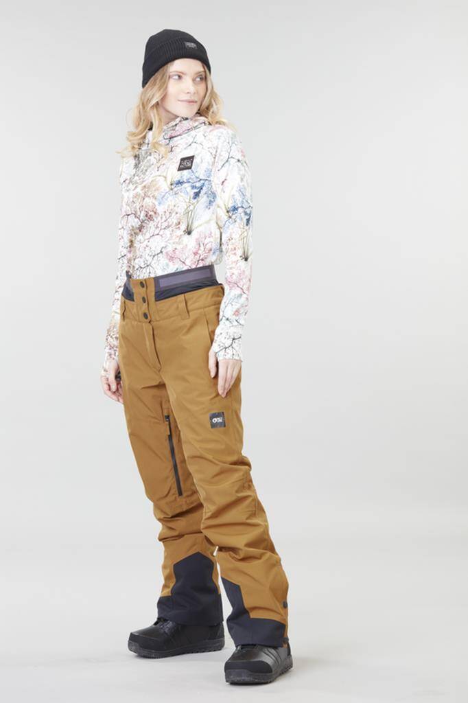 Picture Organic Exa Kadın Snowboard Pantolonu Kahverengi - 4