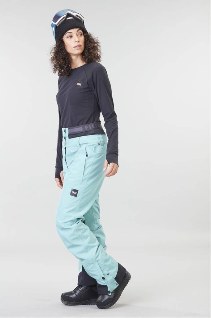 Picture Organic Exa Kadın Snowboard Pantolonu Açık Mavi - 4