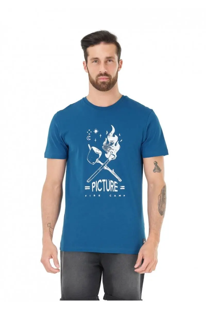 Picture Organic Fire Camp Erkek T-Shirt - 1