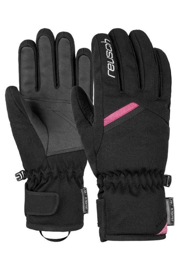 Reusch Coral R-Tex XT Softshell Kadın Kayak Eldiveni Siyah/Pembe - 1