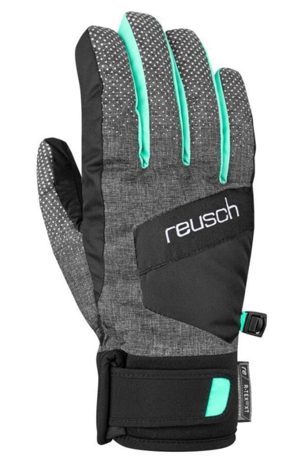 Reusch Jennie R-Tex XT Kadın Kayak Eldiveni Gri/Yeşil 