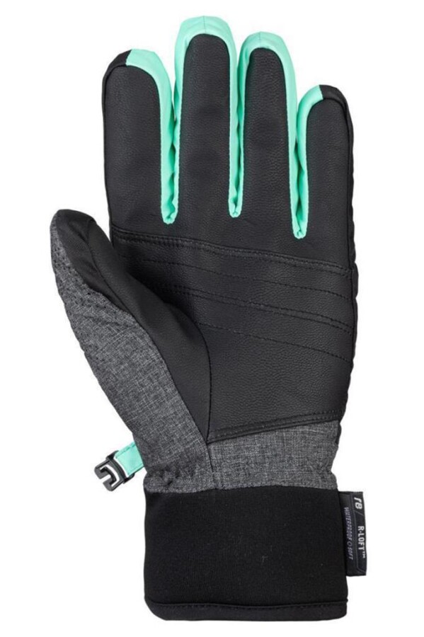 Reusch Jennie R-Tex XT Kadın Kayak Eldiveni Gri/Yeşil - REUSCH (1)
