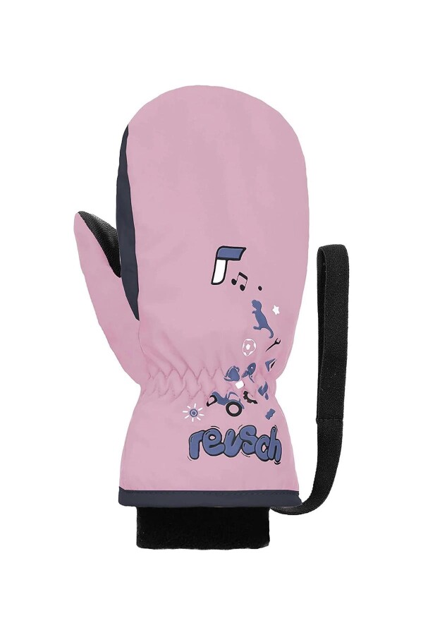 Reusch Mitten Çocuk Pembe Kayak Eldiveni 