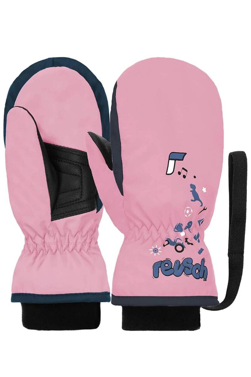 Reusch Mitten Çocuk Pembe Kayak Eldiveni - 3