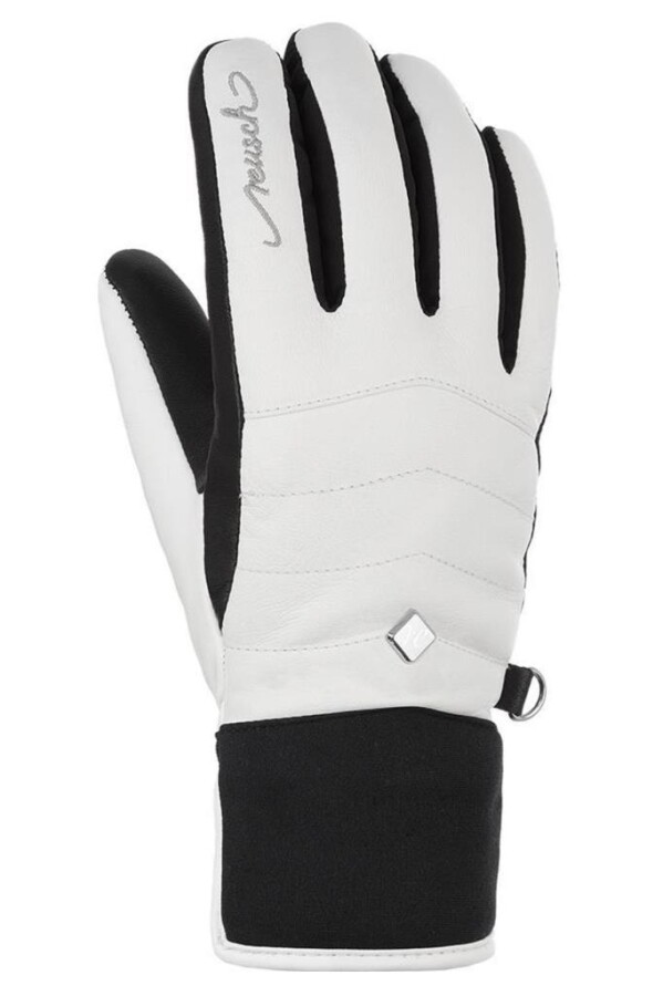 Reusch Thais Kadın Kayak Eldiveni Siyah/Beyaz - REUSCH