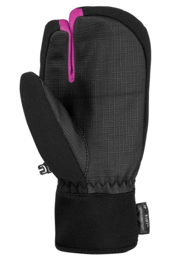 Reusch Torby R-Tex XT Çocuk Üç Parmak Kayak Eldiveni Gri/Pembe - REUSCH (1)
