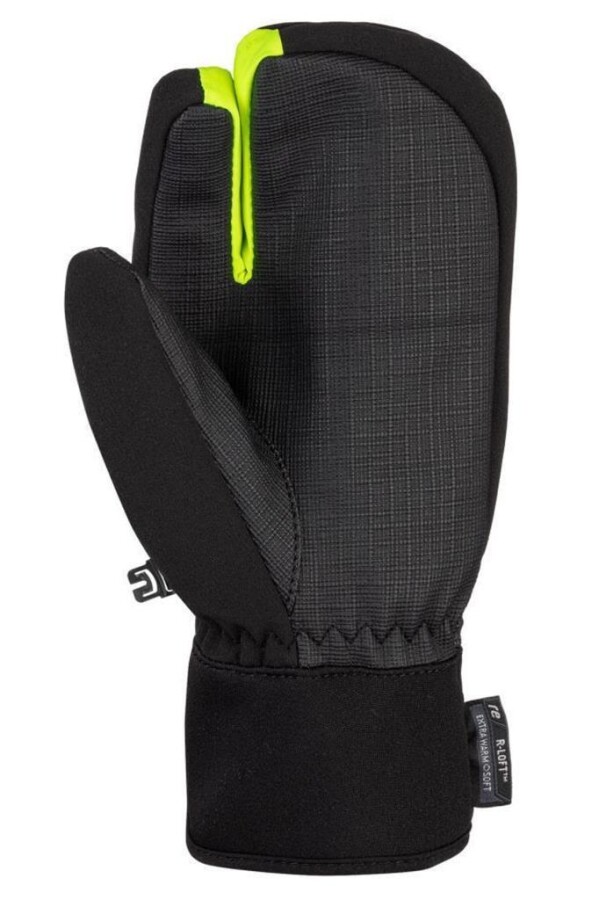 Reusch Torby R-Tex XT Çocuk Üç Parmak Kayak Eldiveni Gri/Sarı - REUSCH (1)