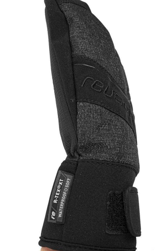 Reusch Torby R-Tex XT Çocuk Üç Parmak Kayak Eldiveni Gri/Siyah - 3