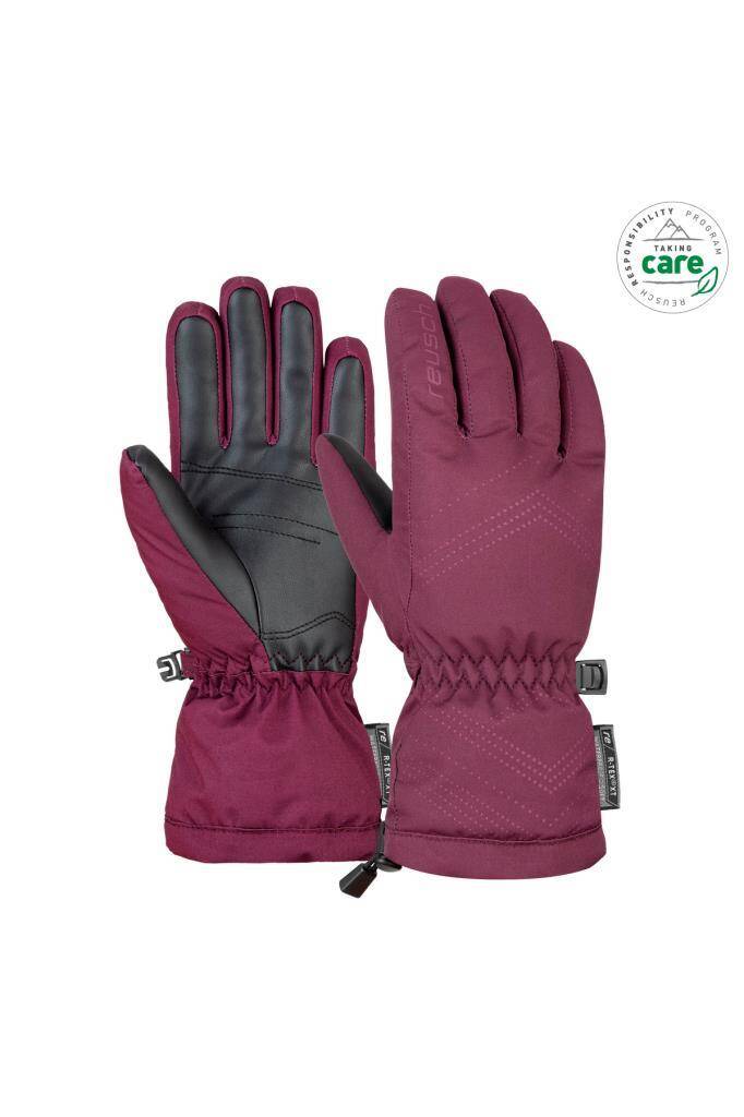 Reusch Xaviera R-Tex XT Kadın Kayak Eldiveni Bordo - 4