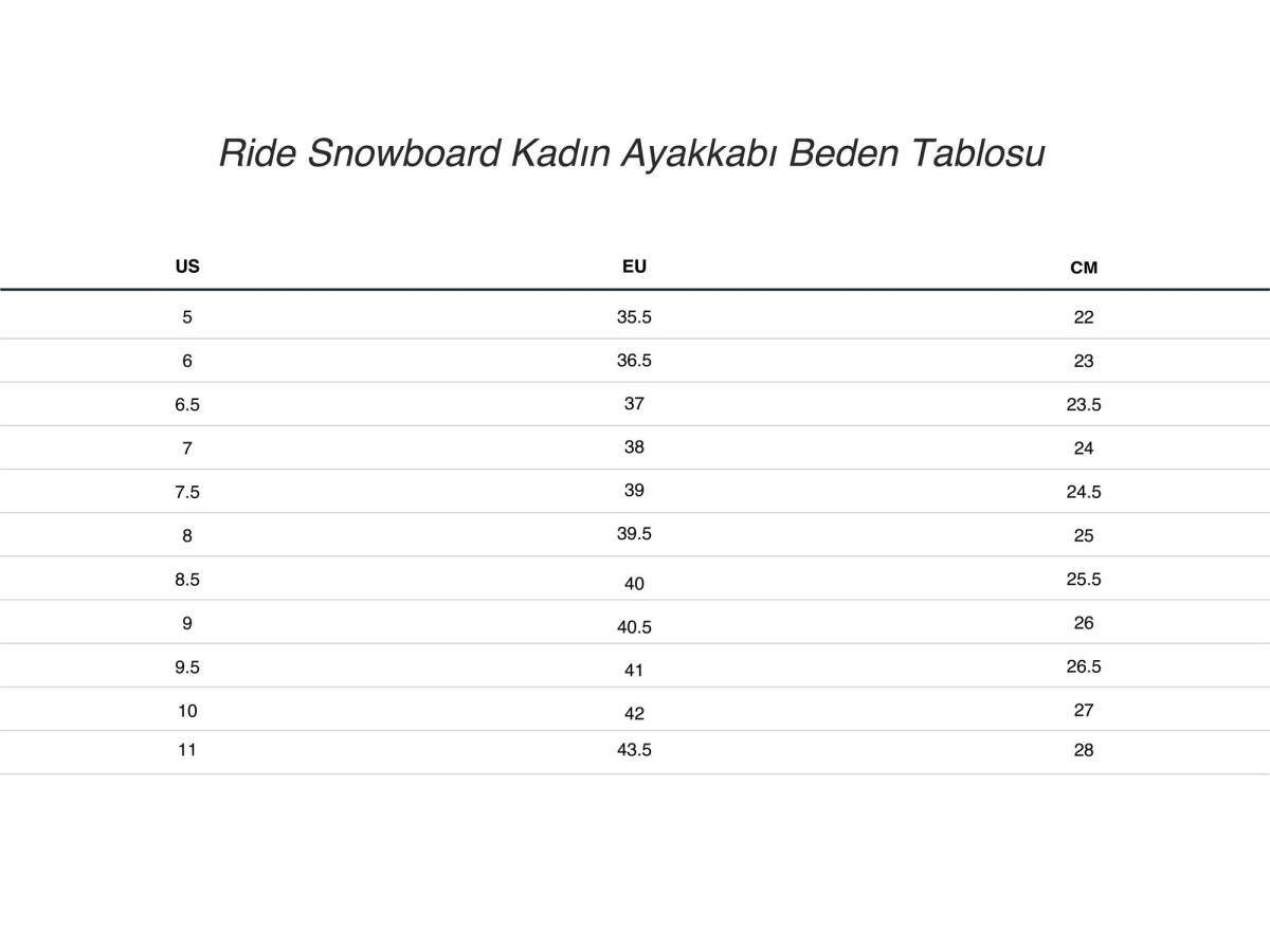Ride Karmyn Kadın Snowboard Botu Siyah - 4