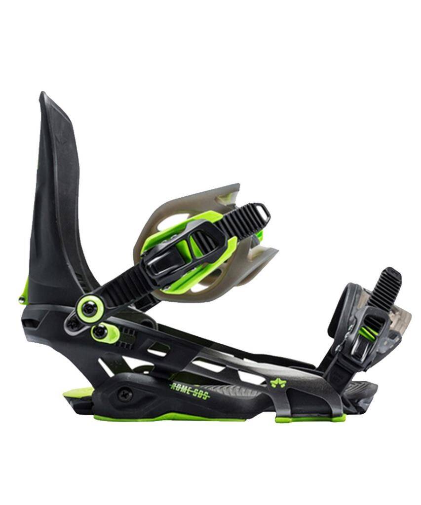 Rome Targa Black Acid Snowboard Bağlaması - 1
