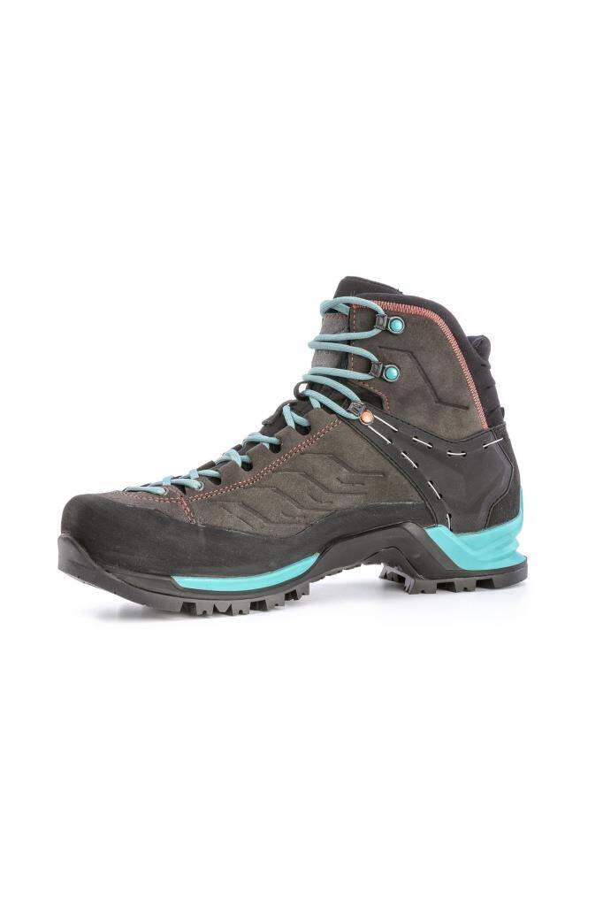 Salewa Mountain Trainer Mid Goretex Kadın Outdoor Bot Gri/Mavi - 2