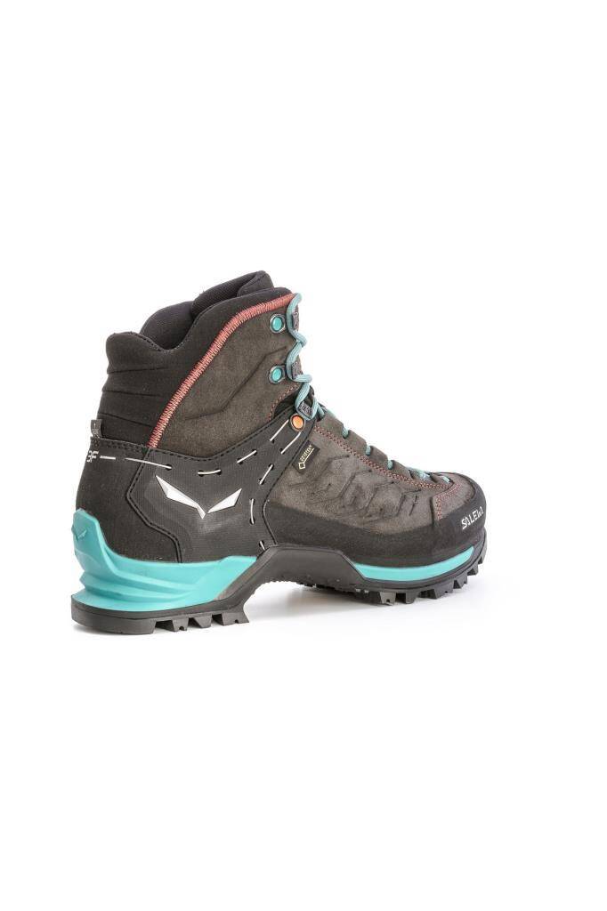 Salewa Mountain Trainer Mid Goretex Kadın Outdoor Bot Gri/Mavi - 4