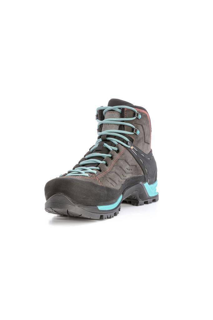 Salewa Mountain Trainer Mid Goretex Kadın Outdoor Bot Gri/Mavi - 5