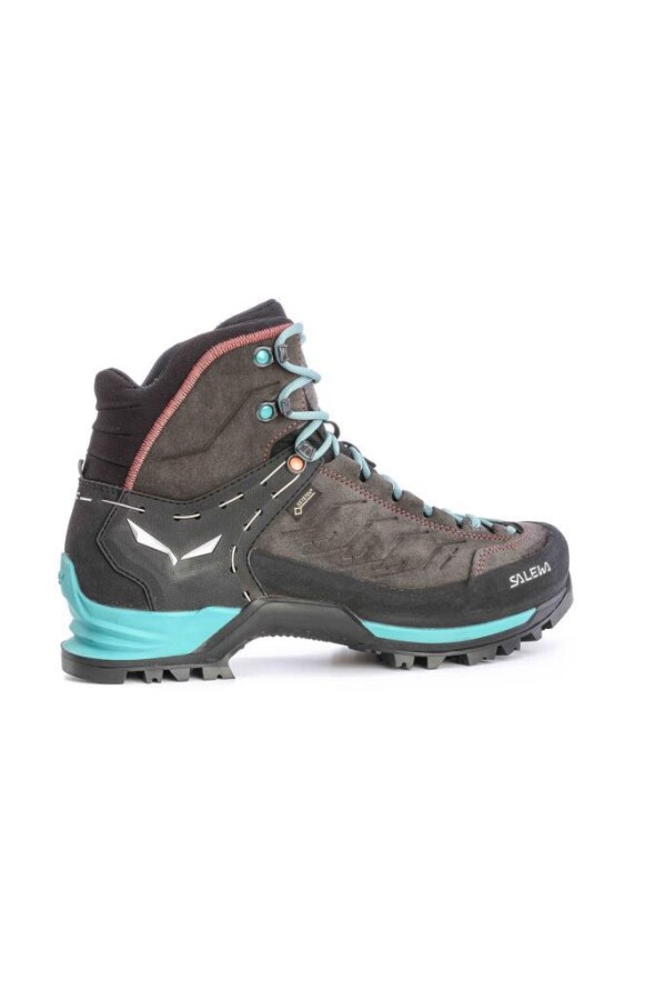 Salewa Mountain Trainer Mid Goretex Kadın Outdoor Bot Gri/Mavi - SALEWA