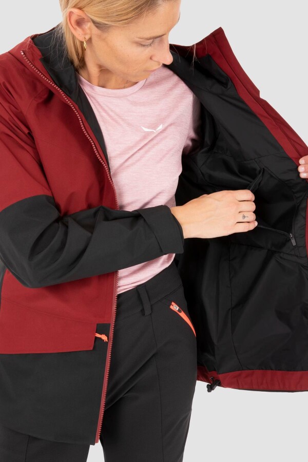 Salewa Puez GTX 2L Kadın Ceket Bordo - SALEWA (1)