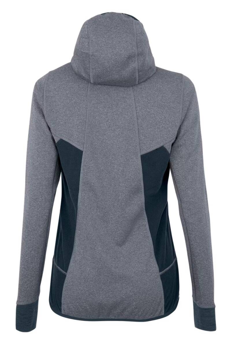 Salewa Puez Hybrid PL Kadın Kapüşonlu Sweatshirt Lacivert Melanj - 3