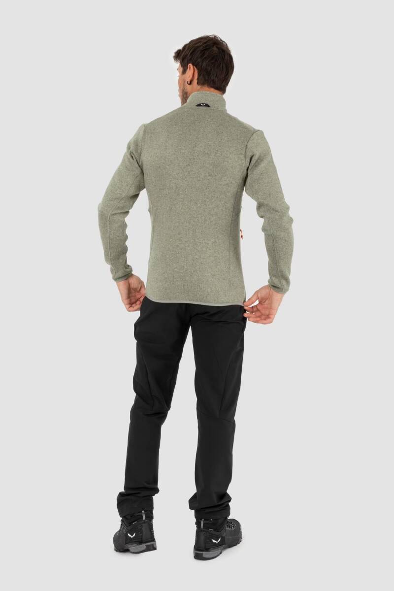 Salewa Rocca 2 PL Erkek Sweatshirt Siyah/Gri Melanj - 2