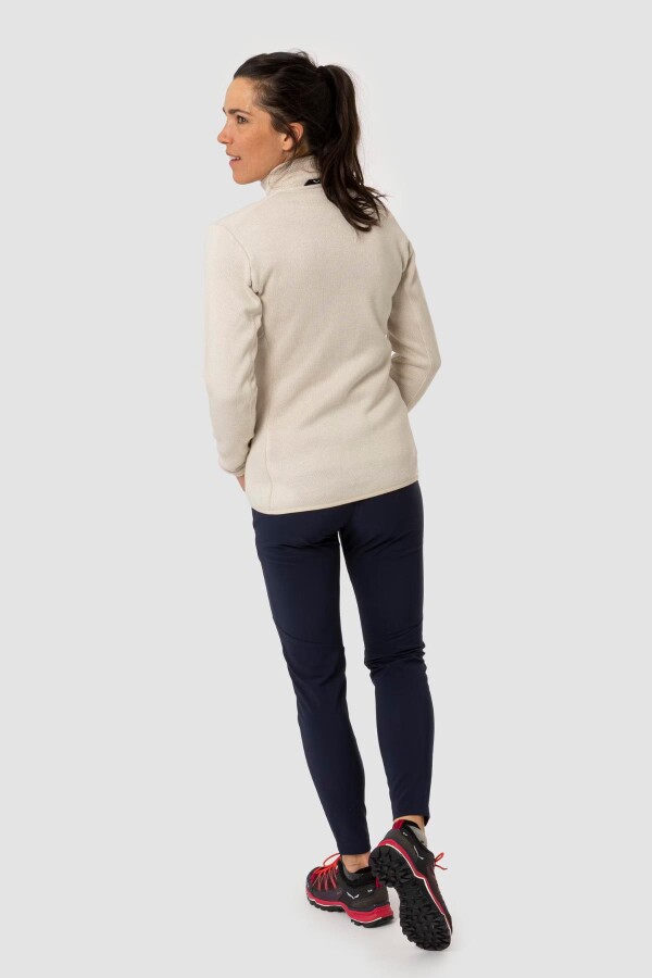 Salewa Rocca 2 PL Kadın Sweatshirt Bej Melanj - SALEWA (1)