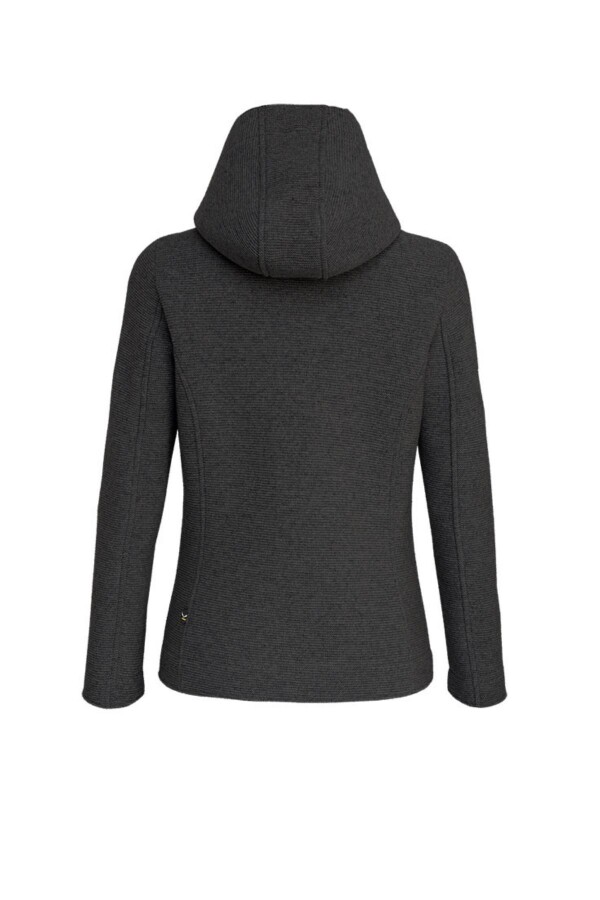 Salewa Sarner 2L Kadın Tam Fermuarlı Kapüşonlu Sweatshirt Siyah - SALEWA (1)