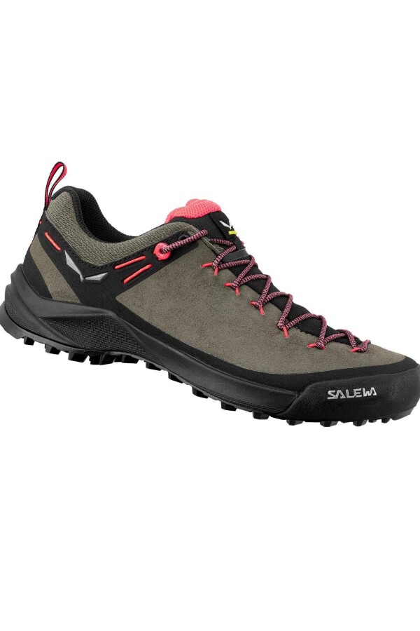 Salewa Wildfire Leather Kadın Deri Ayakkabı Bungee Gri/Siyah - SALEWA