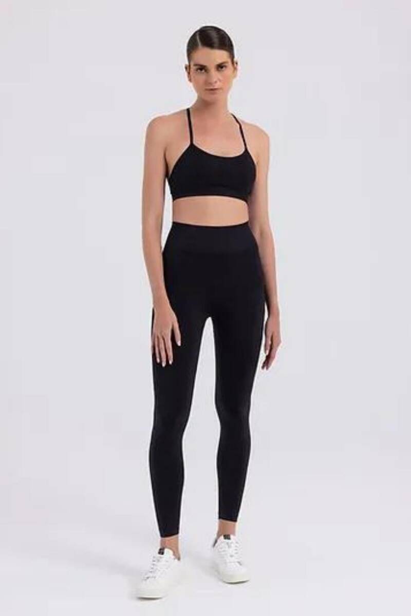 Seamlesstance Soul Space Askılı Bra Siyah - 1