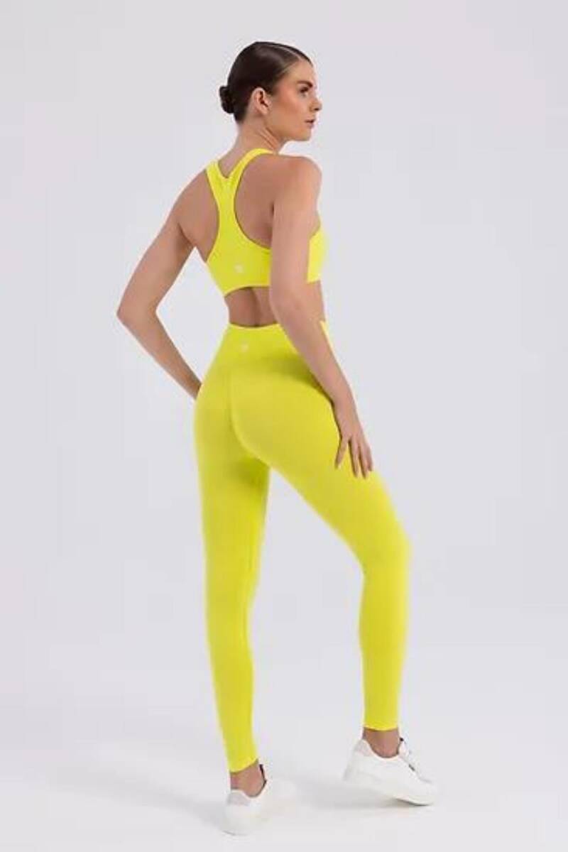 Seamlesstance Soul Space Halter Bra Celery - 4