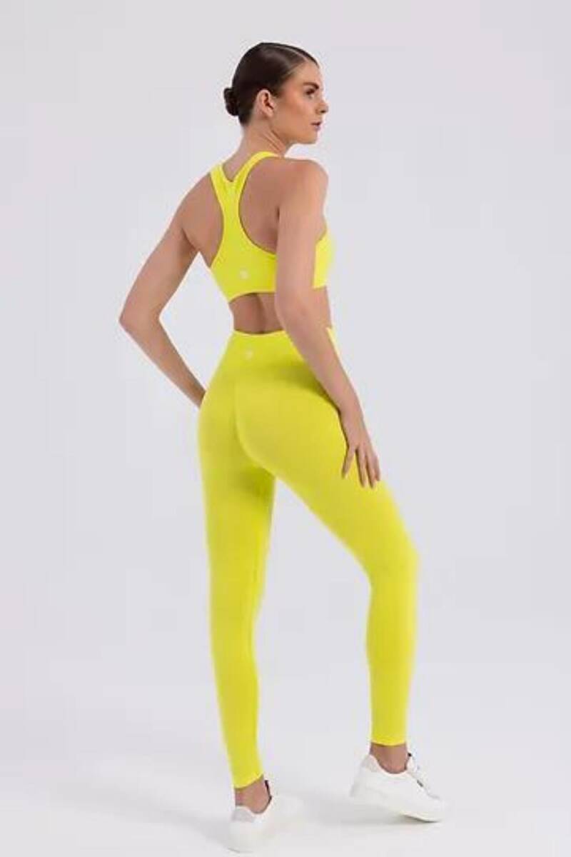 Seamlesstance Soul Space Push Up Büzgülü Tayt Celery - 1