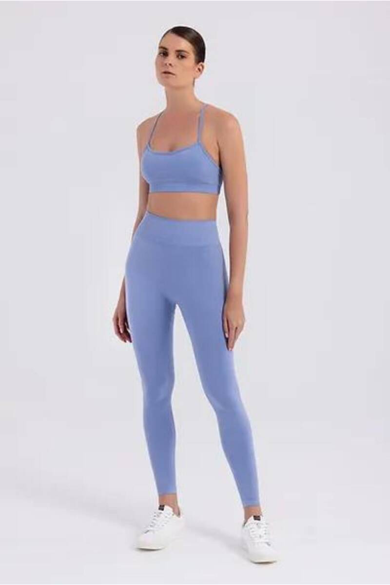 Seamlesstance Soul Space Push Up Büzgülü Tayt Lilac - 3