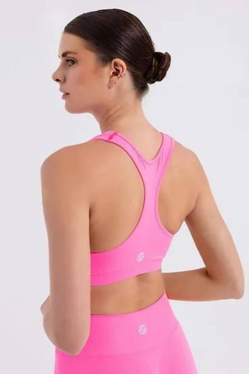 Seamlesstance Soul Space Push Up Büzgülü Tayt Neon Pink - 5