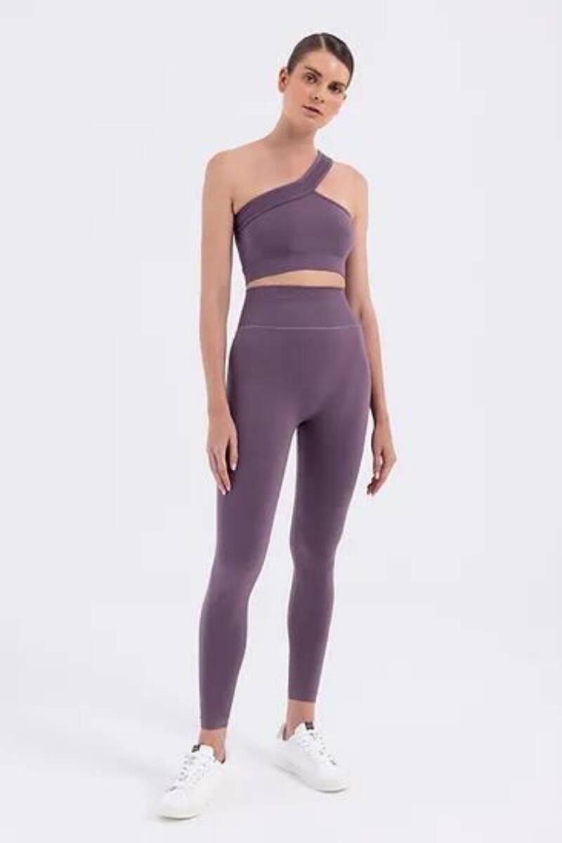 Soul Space Çapraz Tek Omuz Bra Plum Truff - 7