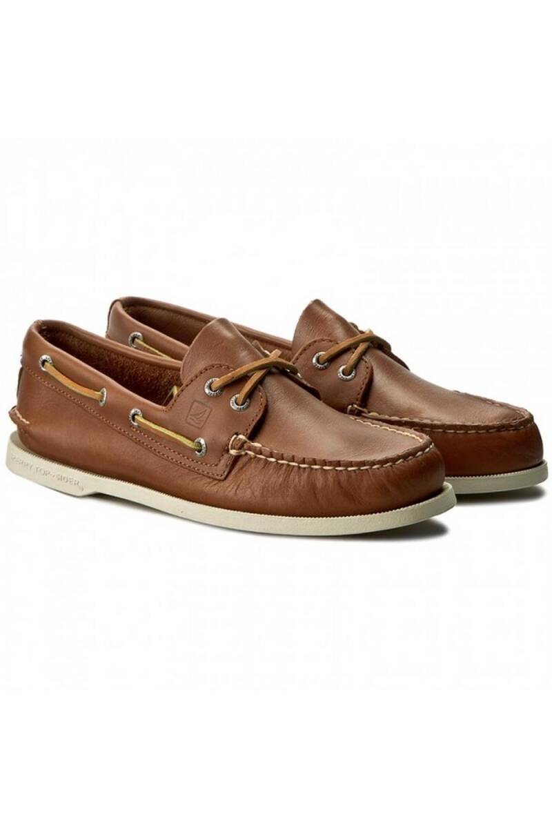 Sperry A/O 2 Eye Leather Erkek Günlük Ayakkabı Kahverengi - 5