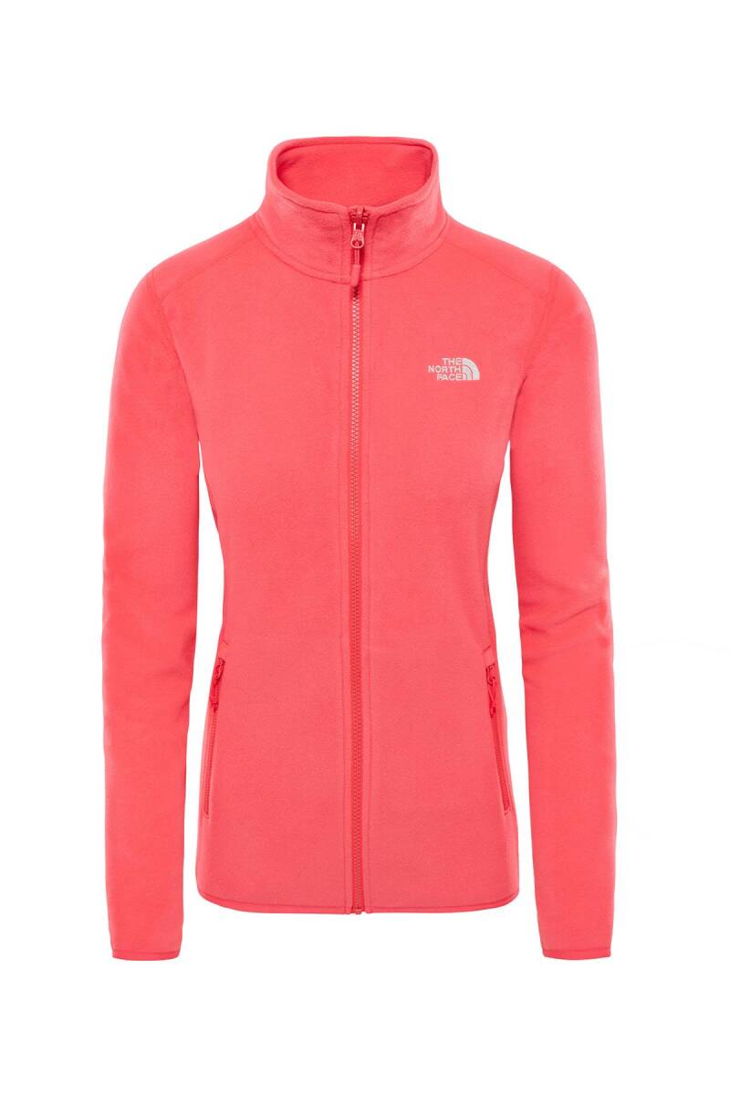 The North Face 100 Glacier Full Zip Kadın Polar Pembe - 1