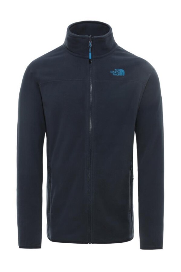 The North Face 100 Glacier Tam Fermuarlı Erkek Polar Lacivert 