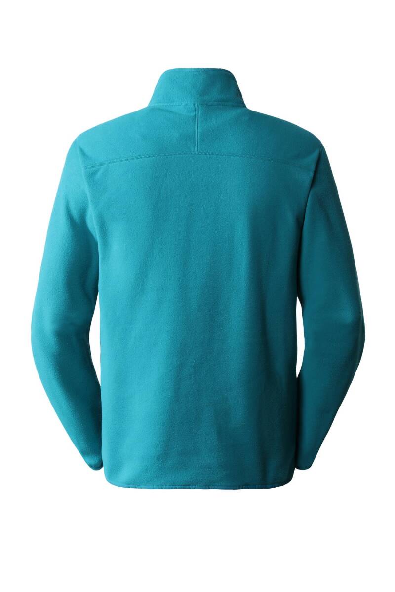 The North Face 100 Glacier Yarım Fermuarlı Erkek Polar Turkuaz - 2