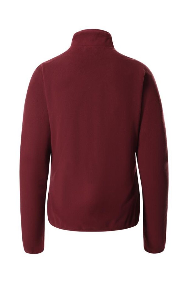 The North Face 100 Glacier Yarım Fermuarlı Kadın Polar Bordo - THE NORTH FACE (1)