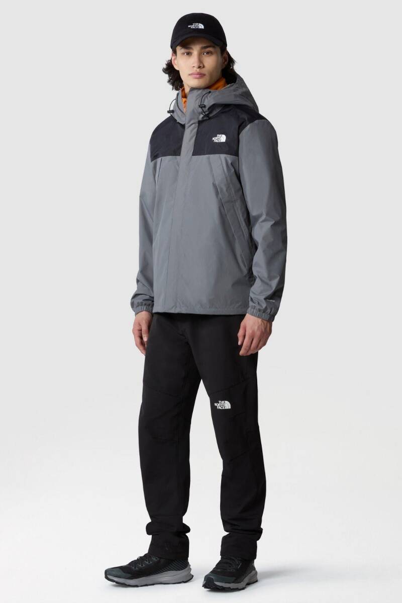 The North Face Antora Erkek Mont Ceket Gri / Siyah - 2