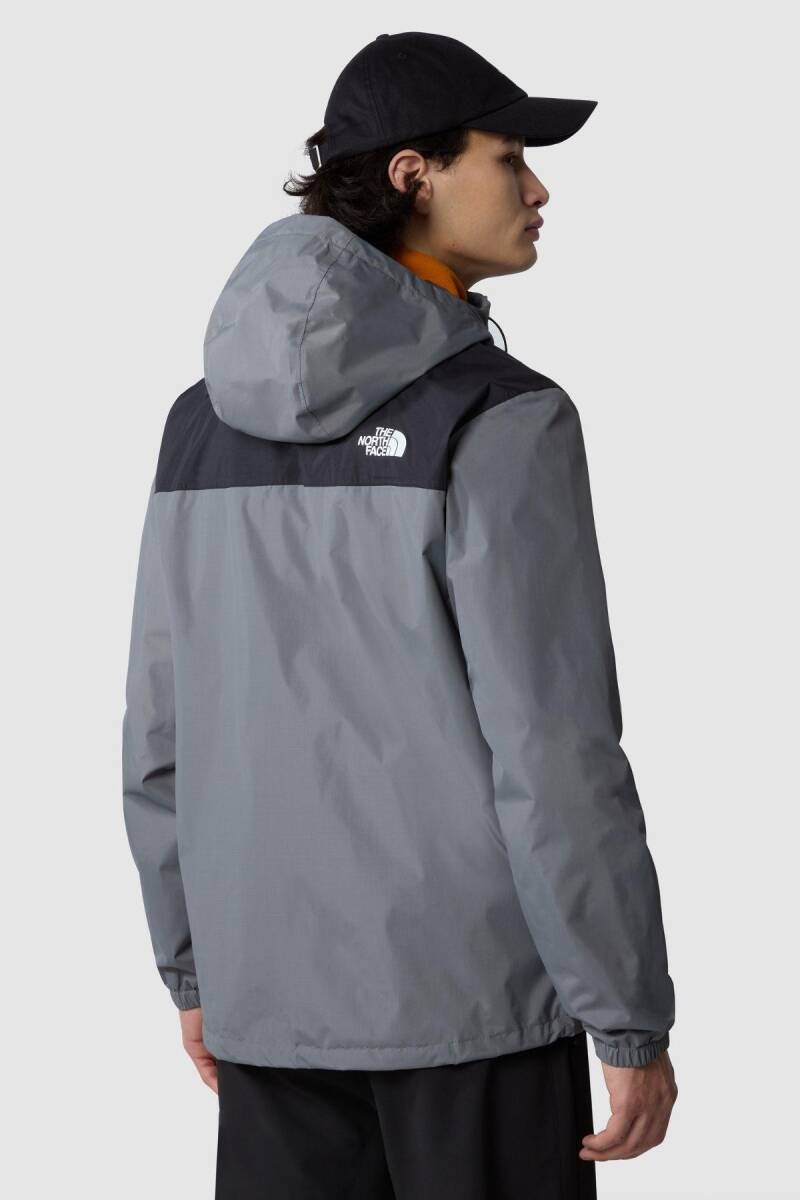 The North Face Antora Erkek Mont Ceket Gri / Siyah - 3