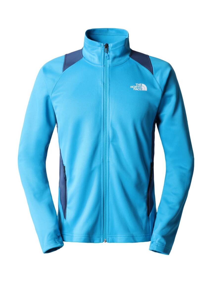 The North Face AO Midlayer Tam Fermuarlı Erkek Polar Açık Mavi - 1