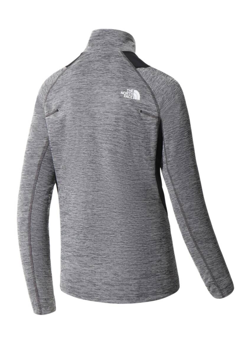 The North Face AO Midlayer Tam Fermuarlı Erkek Polar Gri/Siyah - 2
