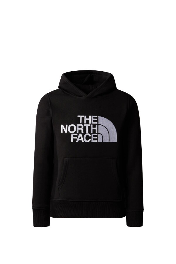 The North Face B Drew Peak P/O Hoodie Çocuk Sweatshirt Siyah - THE NORTH FACE