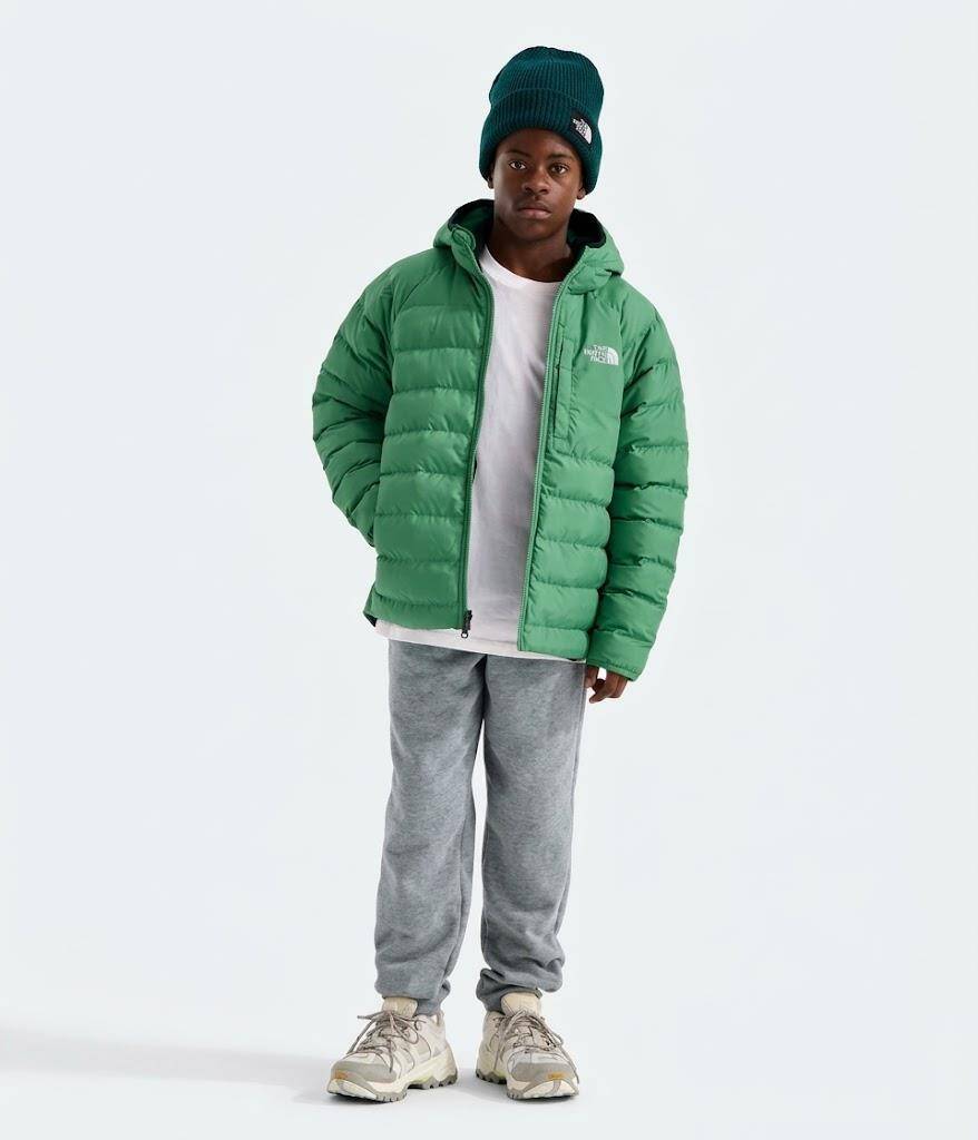 The North Face B REVERSIBLE PERRITO HOODED JACKET Çocuk Mont - 3