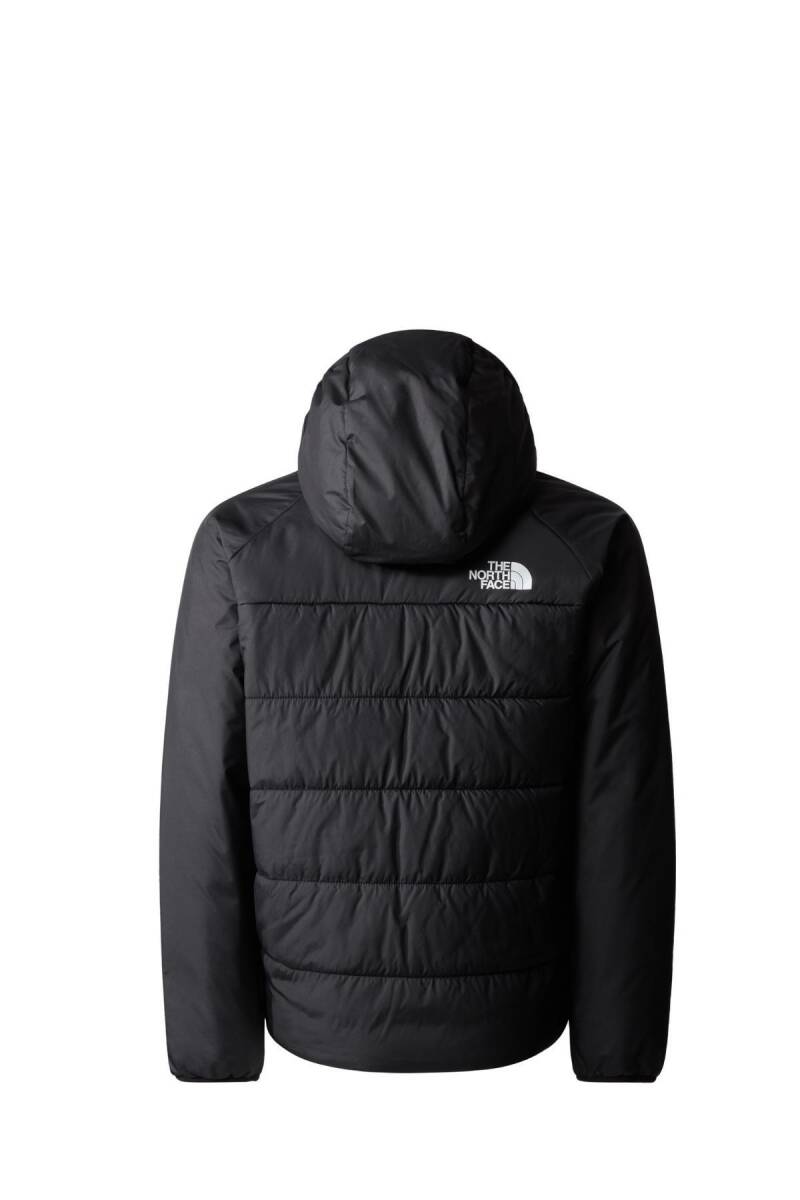 The North Face B Reversible Perrito Jacket Çocuk Mont Siyah Gri - 7