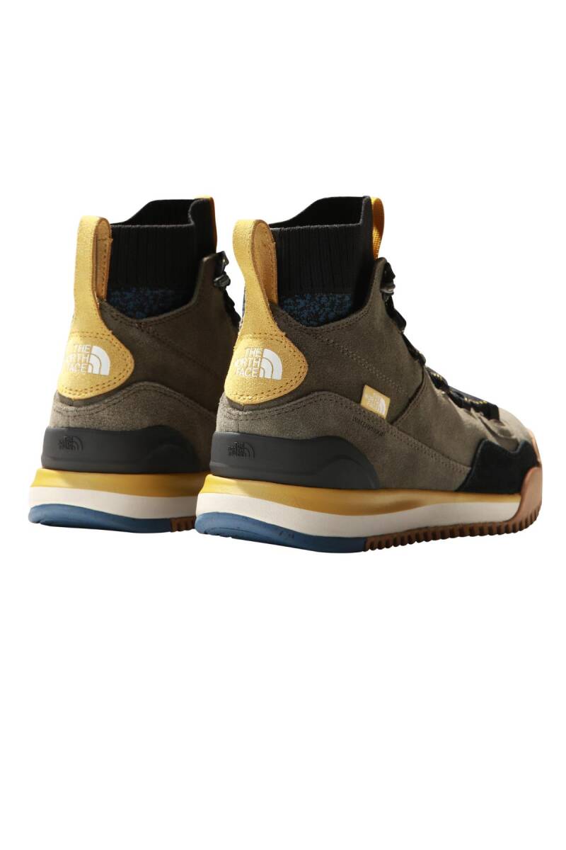 The North Face Back 2 Berkeley III Sport Waterproof Erkek Bot Yeşil/Sarı - 2